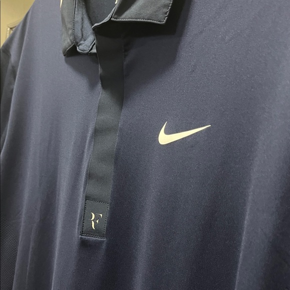 2 for $28 - BUNDLE - Nike Men's Dri- Fit Navy Blue Polo Size XL - Picture 3 of 12